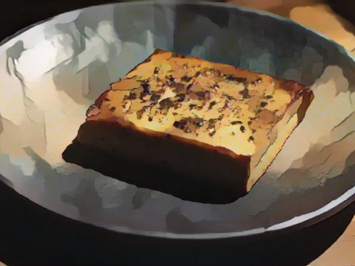 Der in der Pfanne gebratene Tofu des Kochs Rich Landrau aus Philadelphia 