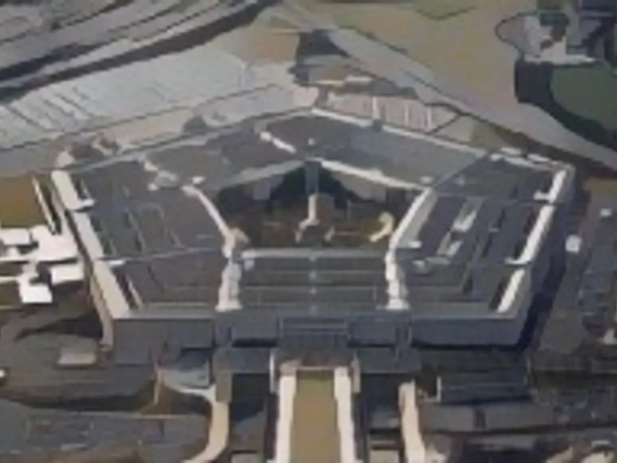 Pentagonul este văzut din aer pe 3 martie 2022.