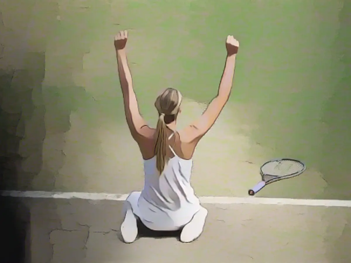 Wimbledon'ın en genç üçüncü kadın şampiyonu olduğunda sadece 17 yaşındaydı.