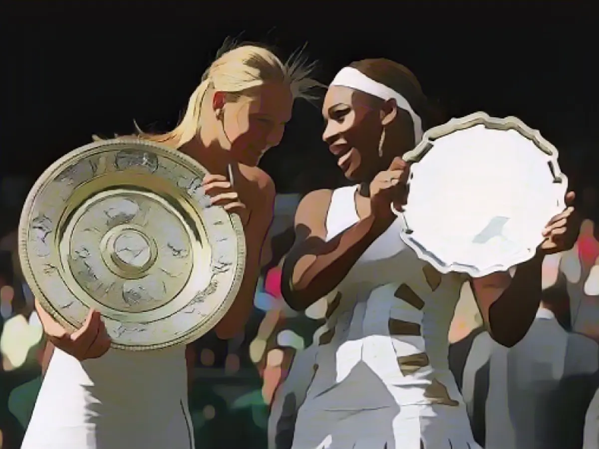 A russa ganhou fama ao derrotar Serena Williams por 6-1 e 6-4 na final de Wimbledon em 2004.