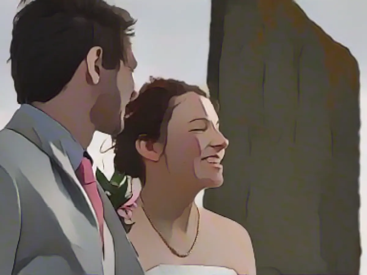 Энтони и Рэйчел поженились у стоячих камней Стеннесса в Оркни в 2016 году.
