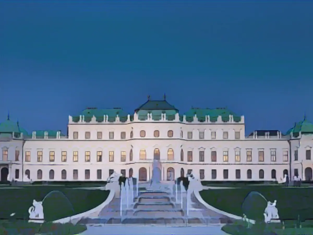 Muzeul Palatului Belvedere din Viena, unde a fost expus 