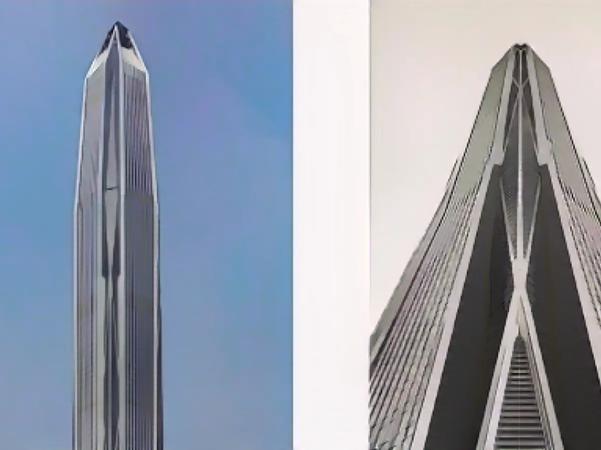 Progettata dallo studio americano KPF, la torre ospita Ping An Insurance, un pilastro del settore dei servizi finanziari in rapida crescita di Shenzhen.
