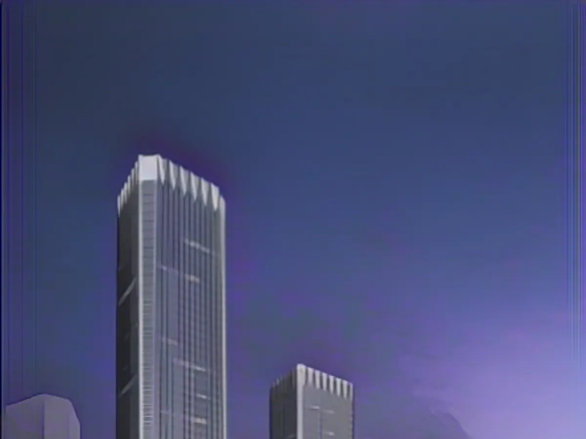 Qianhai Finans Merkezi, Shenzhen'in batısındaki en yeni simge yapılardan biri olacak.