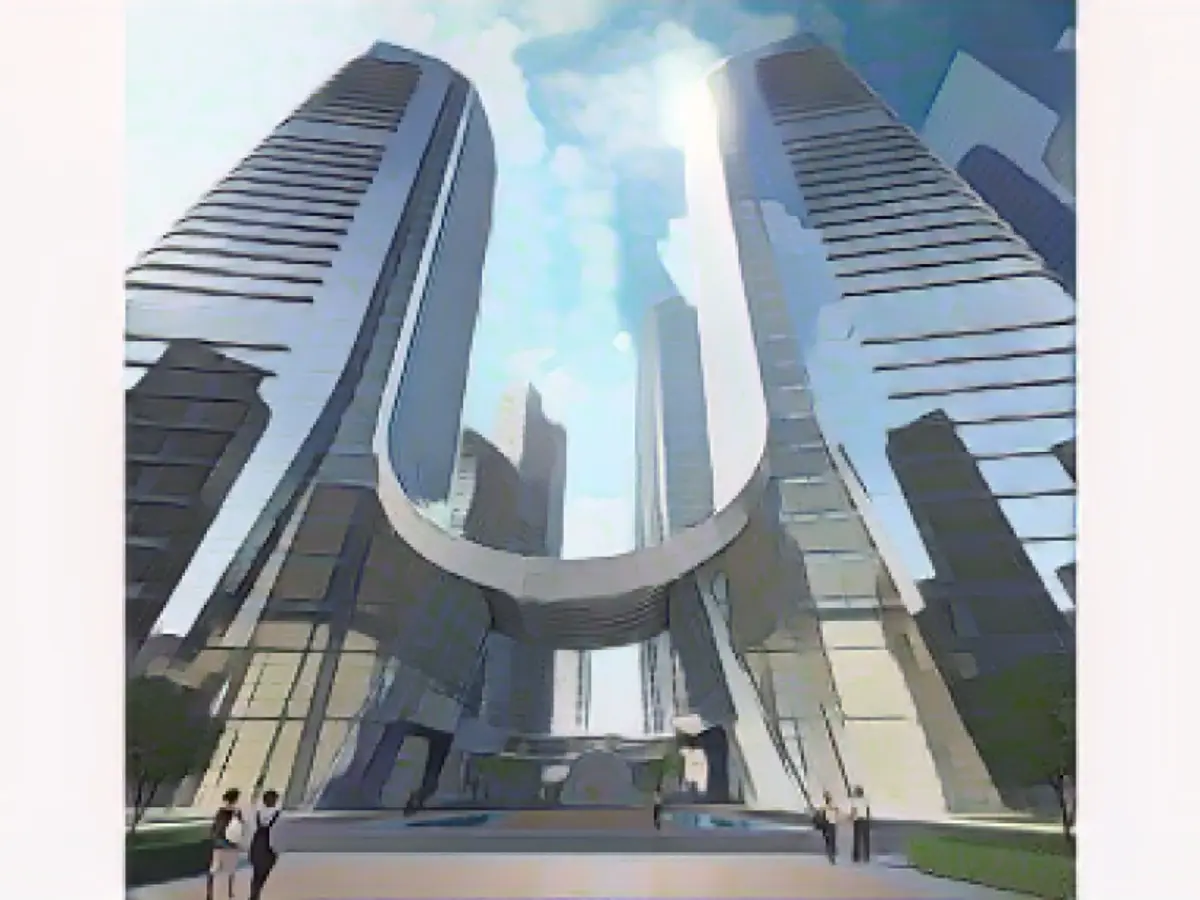 One Excellence, спроектированный британской дизайнерской фирмой TFP Farrells из Гонконга, является последним из множества новых небоскребов Шэньчжэня.
