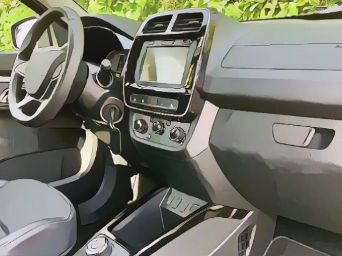 What do you expect from an affordable city runabout? Simple interior design, ease of use and a bit of infotainment.