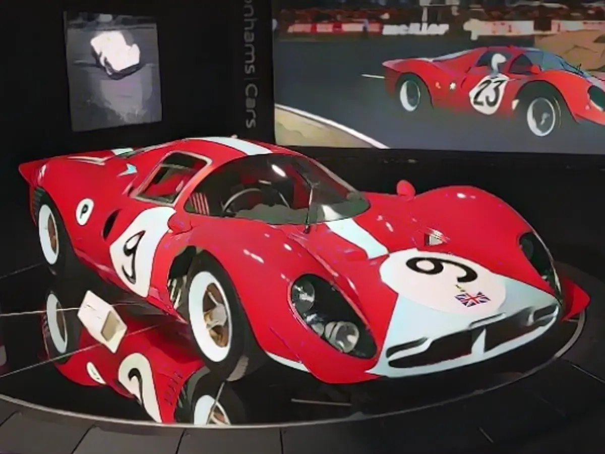 2nd place: the Ferrari 412P from 1967 fetched 30.3 million dollars.