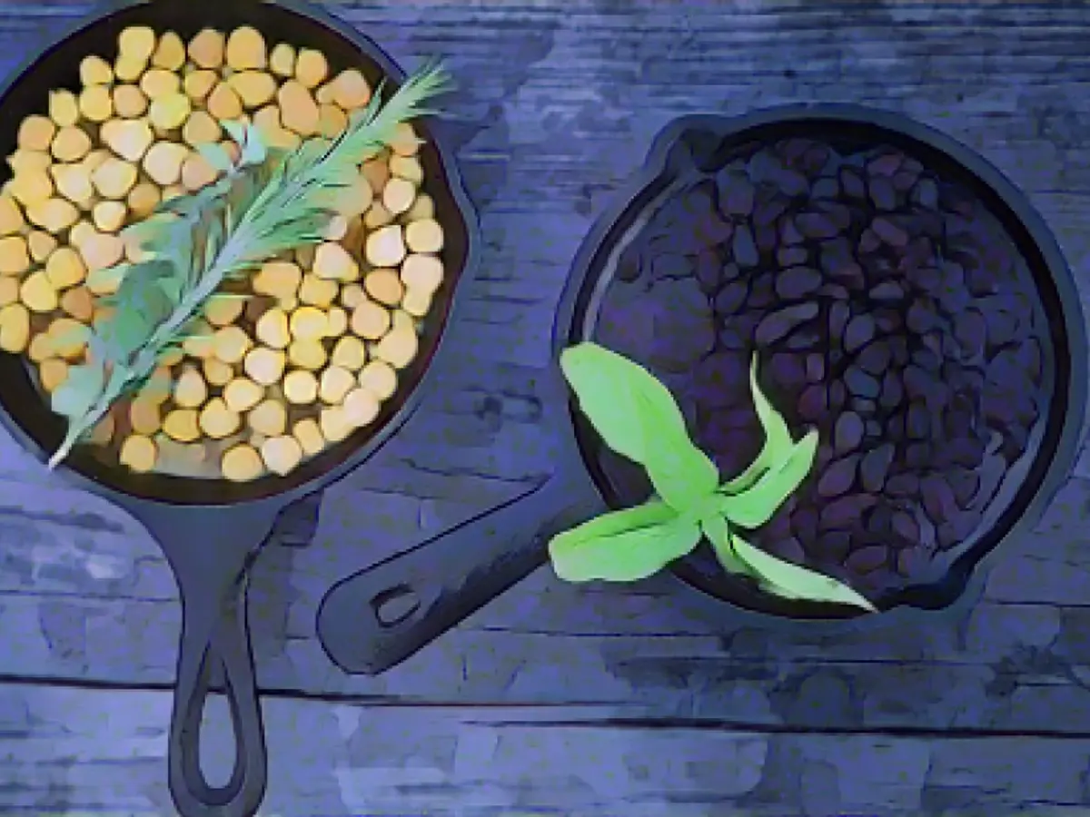 Los garbanzos con coco y especias combinan el poder proteico de los garbanzos con la cúrcuma, el ajo y el aceite de oliva.
