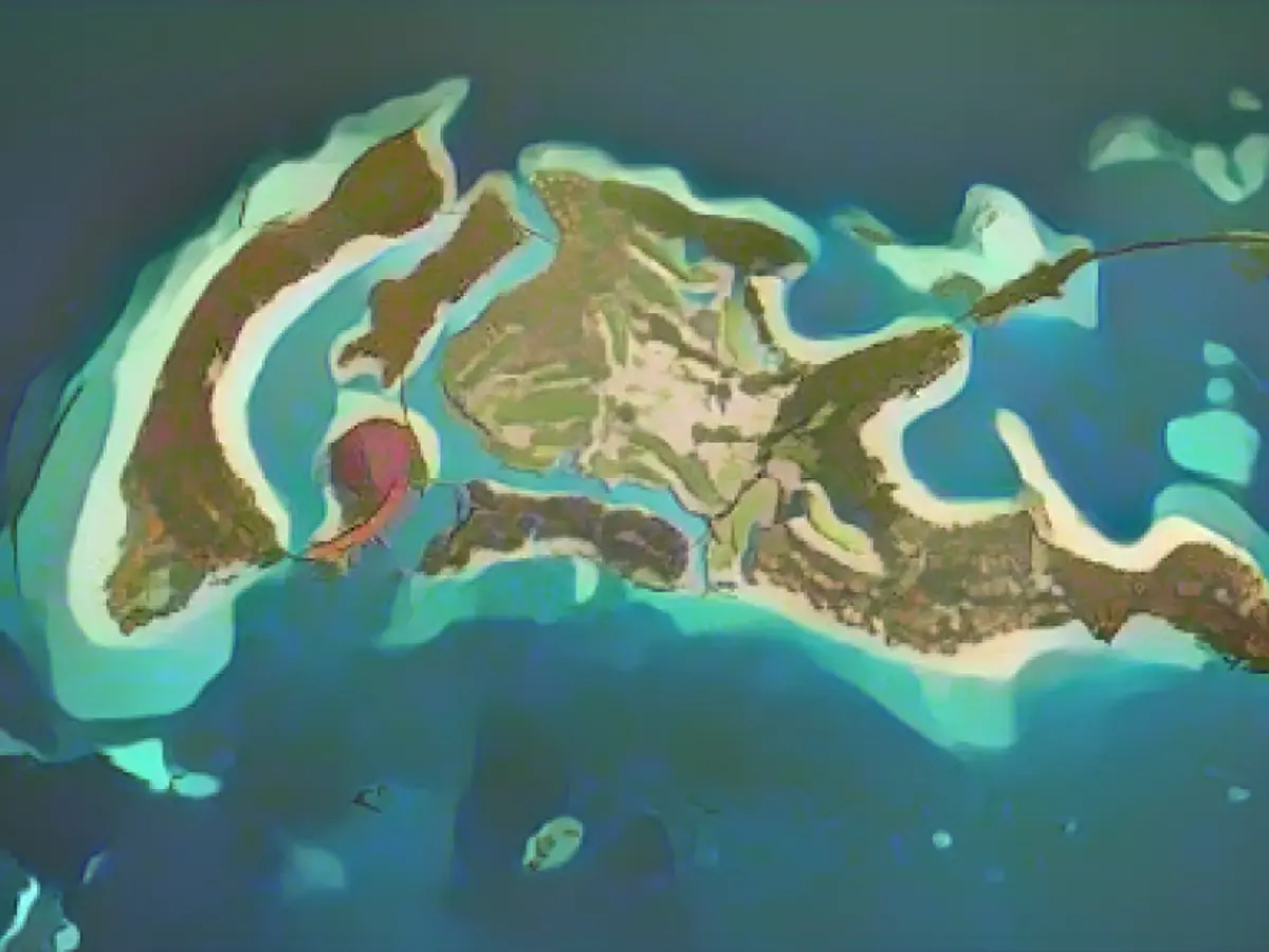 L'île de Shura servira de plaque tournante et comprendra 11 complexes hôteliers de faible hauteur, conçus pour ressembler aux coraux échoués sur la plage.