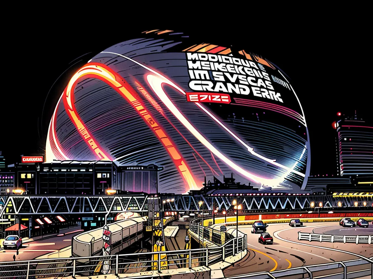 Sphere to Display F1 Las Vegas Grand Prix Real-Time Pole Positions