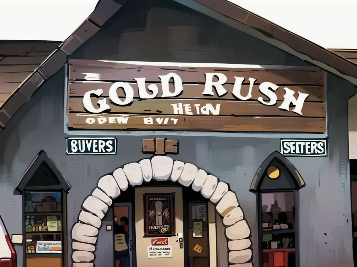 A loja de penhores Spilotro's Gold Rush Pawn Shop está localizada na 228 W. Sahara Ave.
