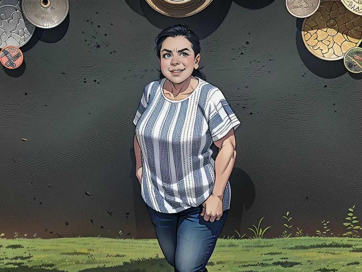 Nathaly Paola Castro Torres, 42, hat das Laron-Syndrom, das sie zwar in der Größe einschränkt, ihren Körper aber vor schweren Krankheiten schützt.