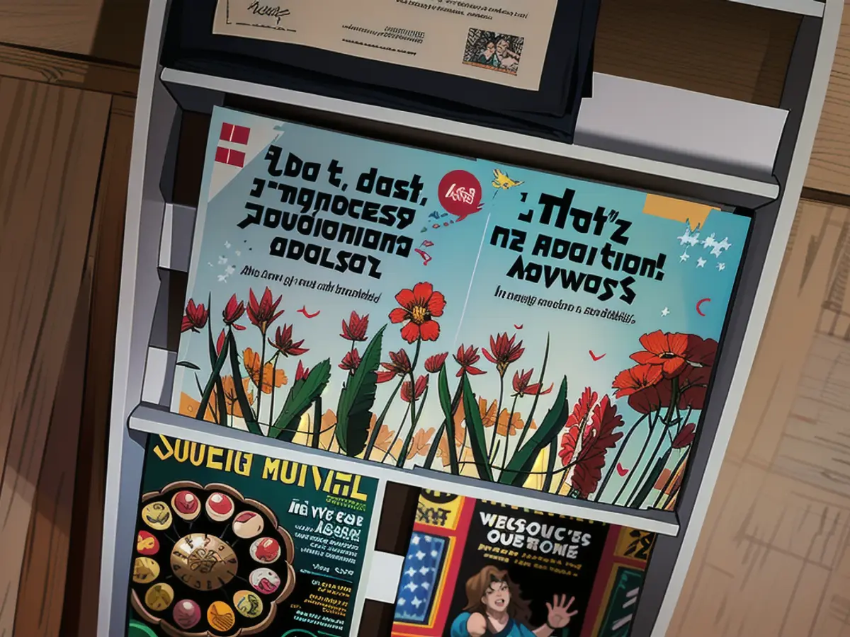 Books on a shelf at A Woman's Choice of Jacksonville clinic, which provides abortion care, in Jacksonville, Florida.