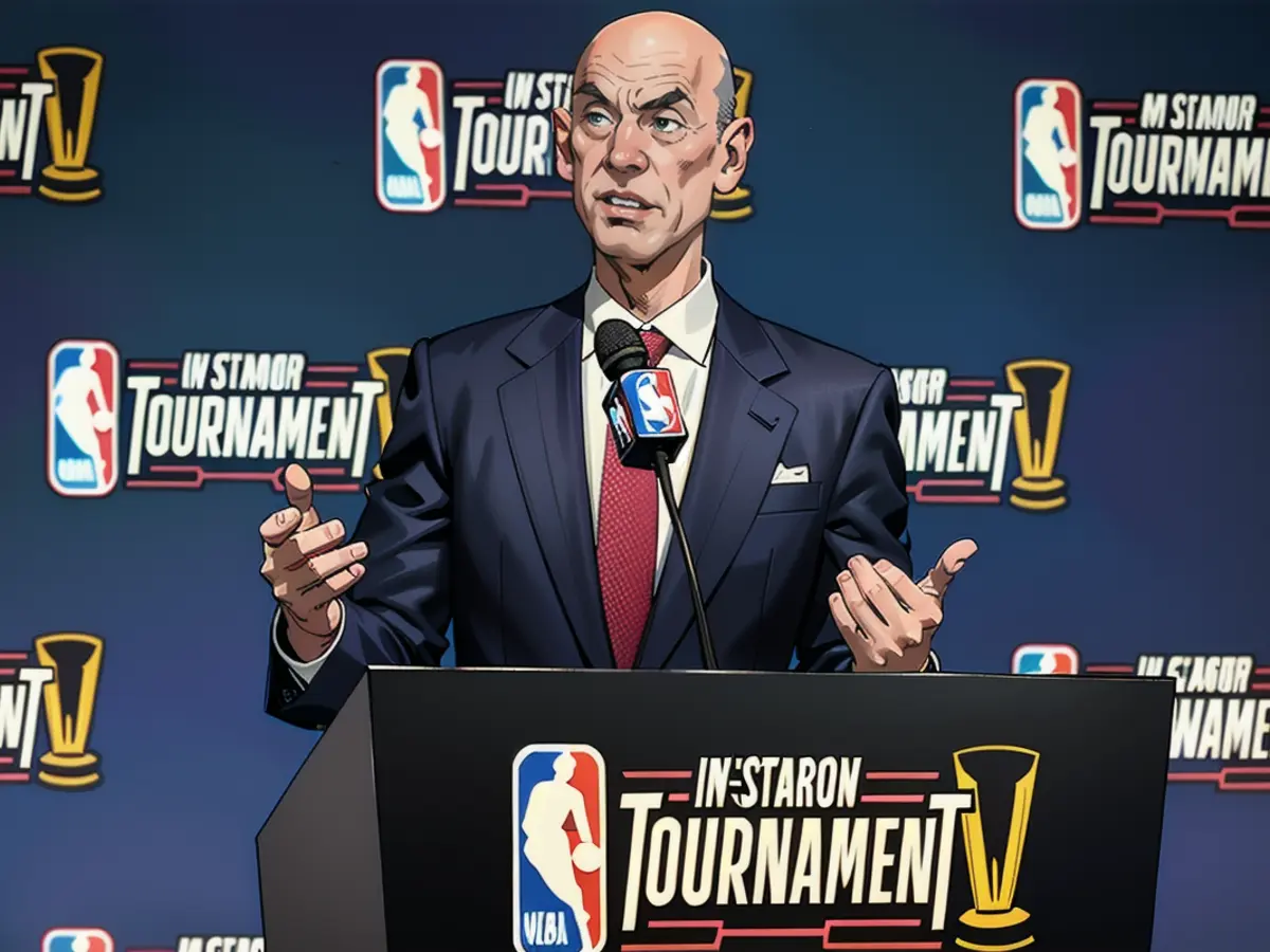NBA commissioner Adam Silver says he 'worries for young people', but the NBA is embracing the world of sport betting.