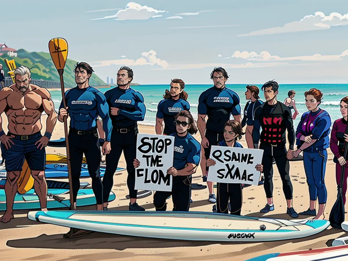 Die Kampagnengruppe Surfers Against Sewage hat eine App entwickelt, die Echtzeit-Informationen über Strände liefert.