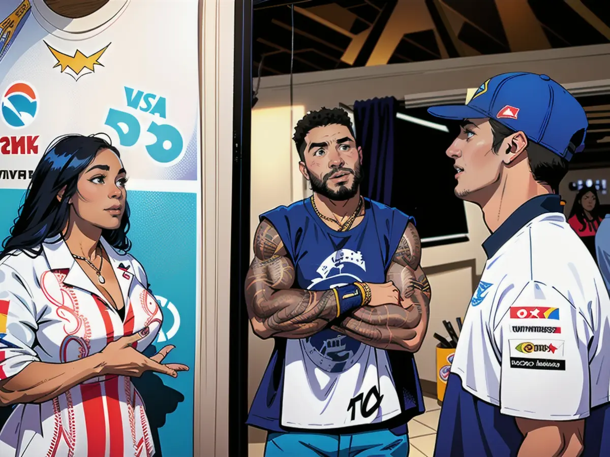 Odell Beckham Jr and Keke Palmer chat with Daniel Ricciardo on May 5.