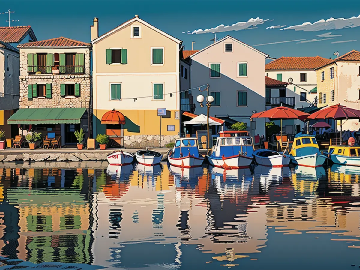 Dugi Otok ('Lange Insel') liegt etwa zwei Stunden westlich von Zadar mit der Schnellfähre.