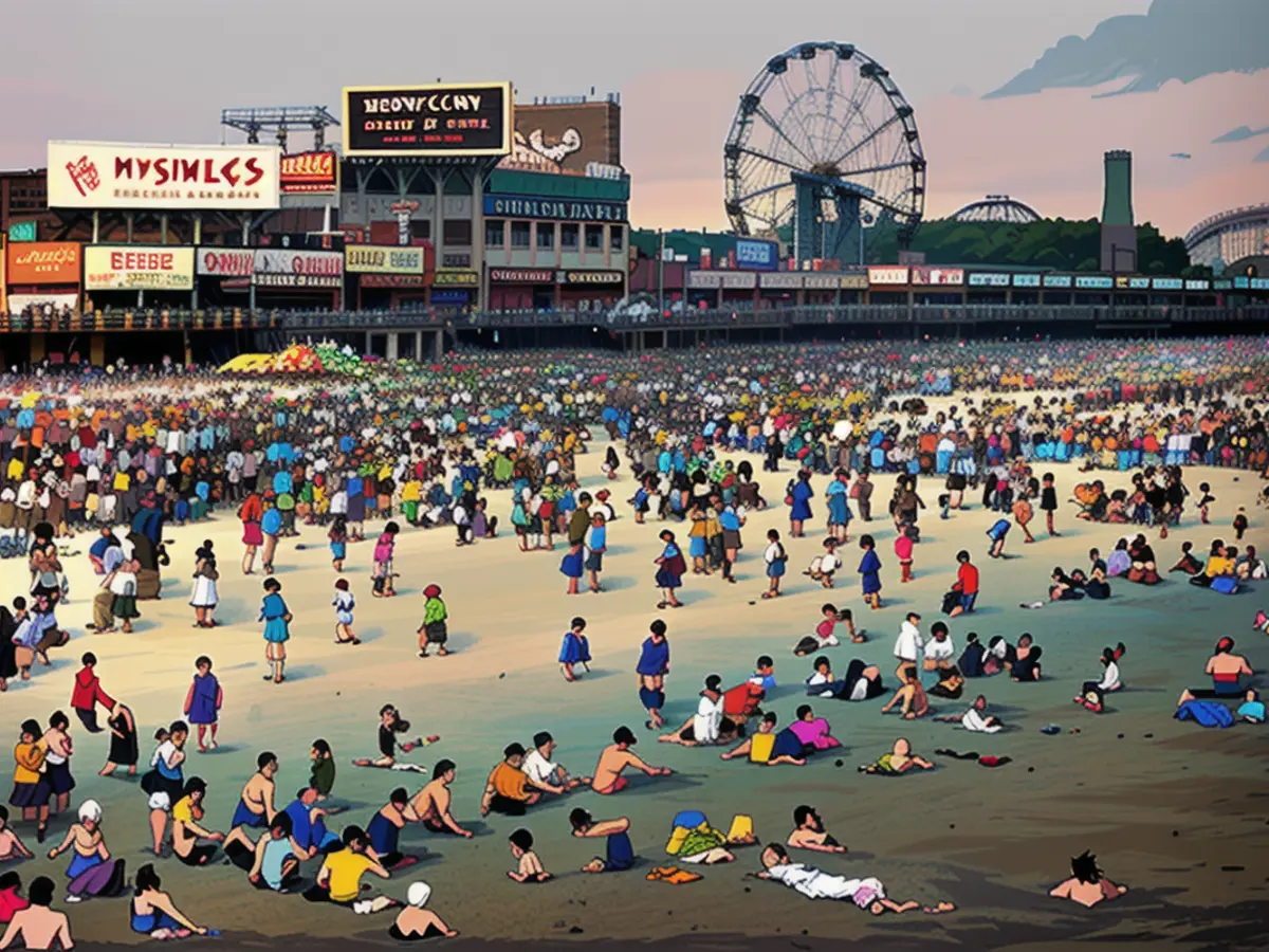 Coney Island dans les années 1940. Les promoteurs d'un complexe de casinos de 3 milliards de...