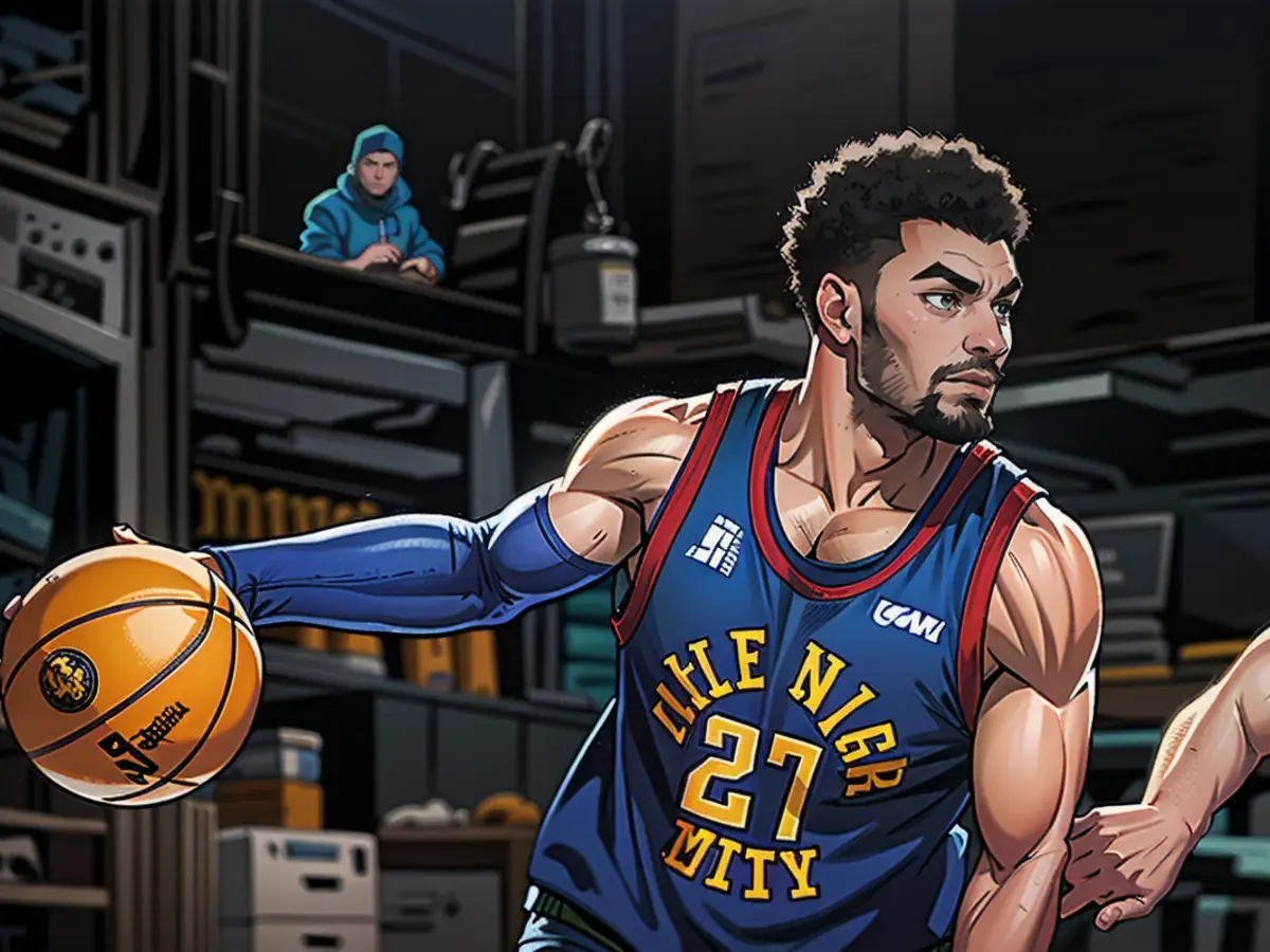 Le meneur de jeu des Denver Nuggets, Jamal Murray, que l'on voit ici en train de jouer contre les...