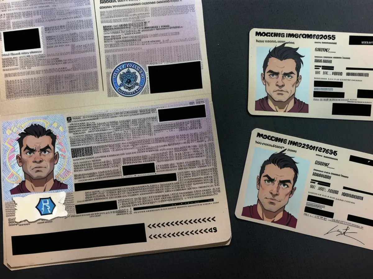 The proof: three ID cards - three times the same date of birth