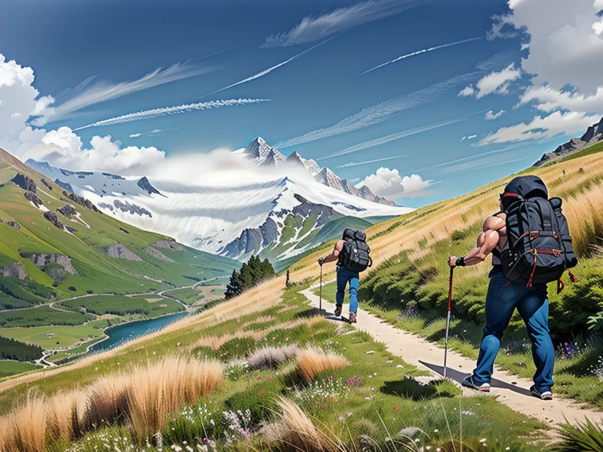 Die Tour du Mont Blanc führt rund um den höchsten Berg Europas.