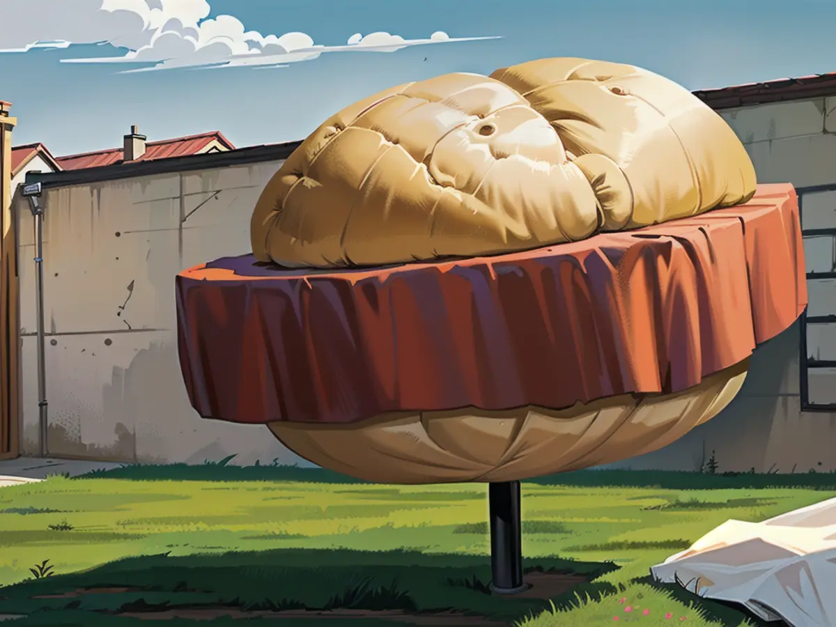 Un colosse : ce pain de viande pèse 300 kilogrammes - il n'entre donc dans aucune bouche au monde.