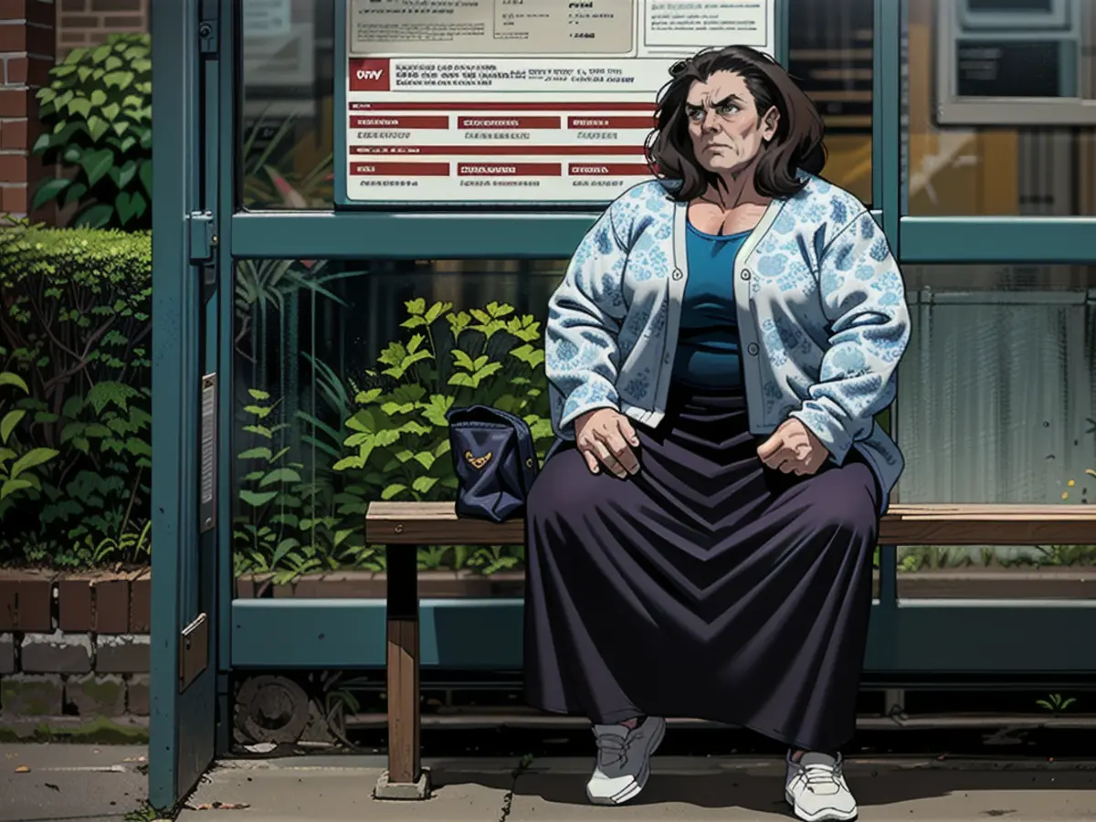 In the movie, Martha (Jessica Gunning) sits at a bus stop for weeks to ambush Donny (Richard Gadd). It's one of the weirdest scenes in the series