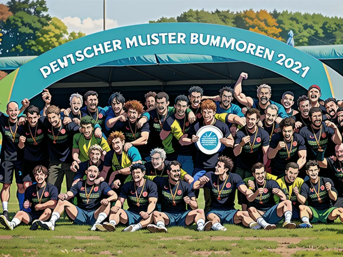 Happy winners after the 3:2 victory over Leverkusen: Borussia Dortmund's U17s