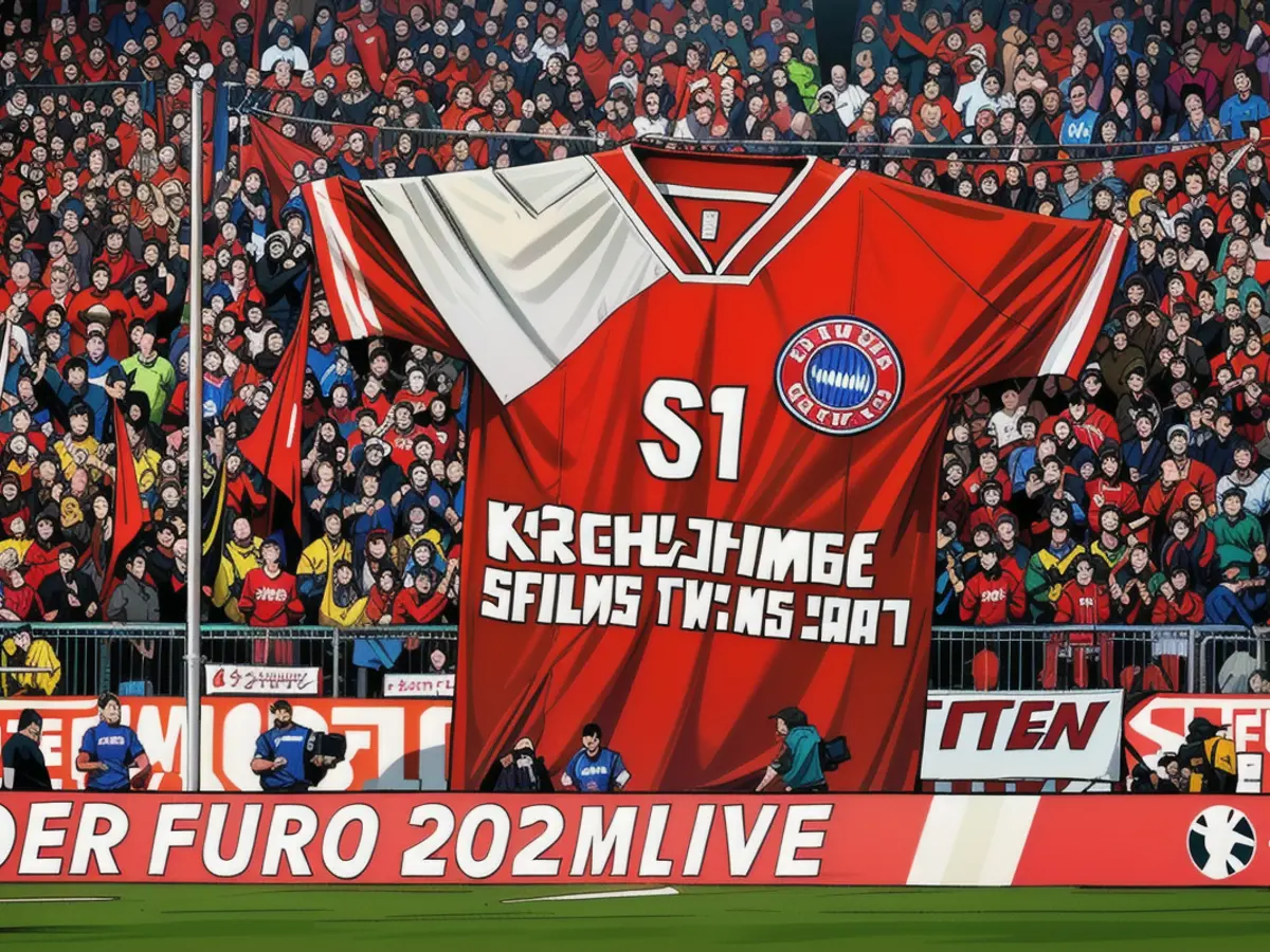 The Bayern fans' protest poster