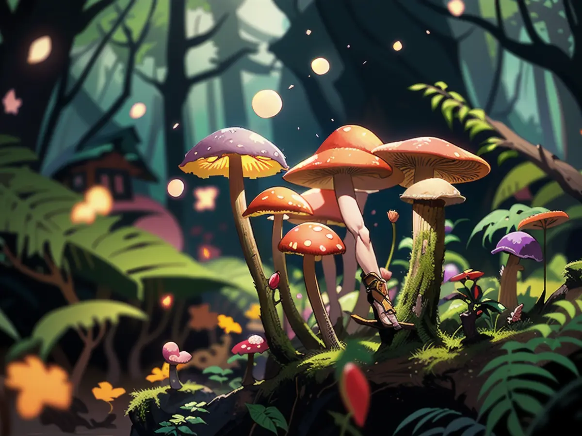 There's something mystical about them: mushrooms in the forest