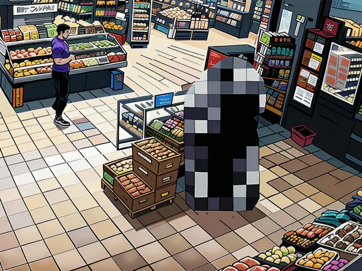 At 9.04 p.m. Tim S. was last seen alive by a camera in the Rewe supermarket.