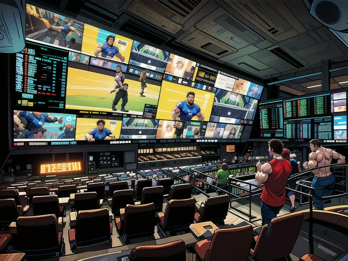 Circa Sportsbook dans le centre de Las Vegas. Les experts affirment que l'obligation...