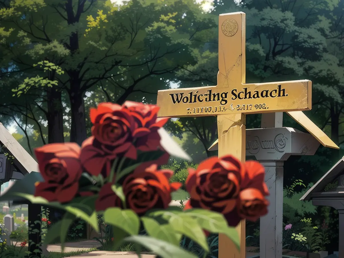 La tombe de Wolfgang Schäuble au cimetière de Waldbach à Offenburg (photo d'archive)