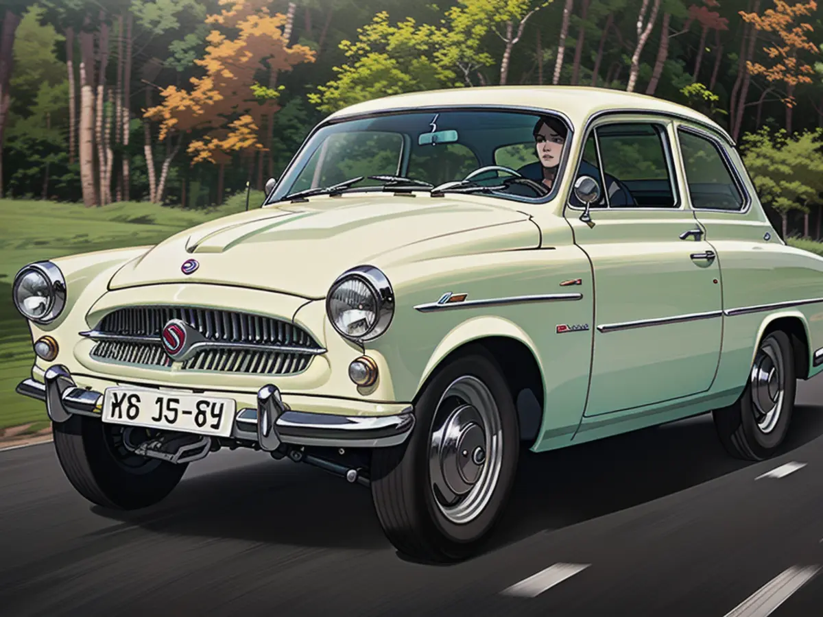 The first generation of the Skoda Octavia from the late fifties is a feast for the eyes.