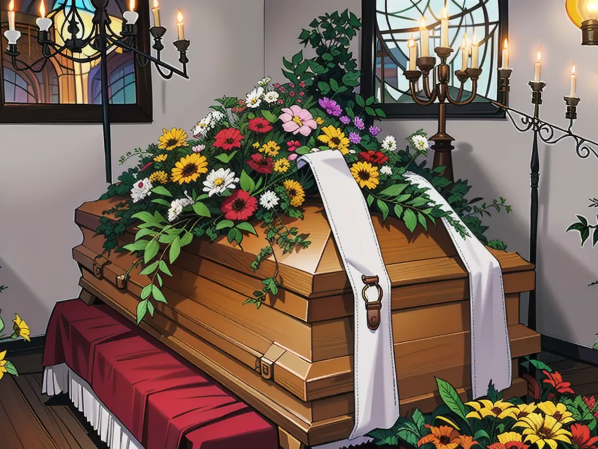 Le mort dans le cercueil était un inconnu (photo symbolique)