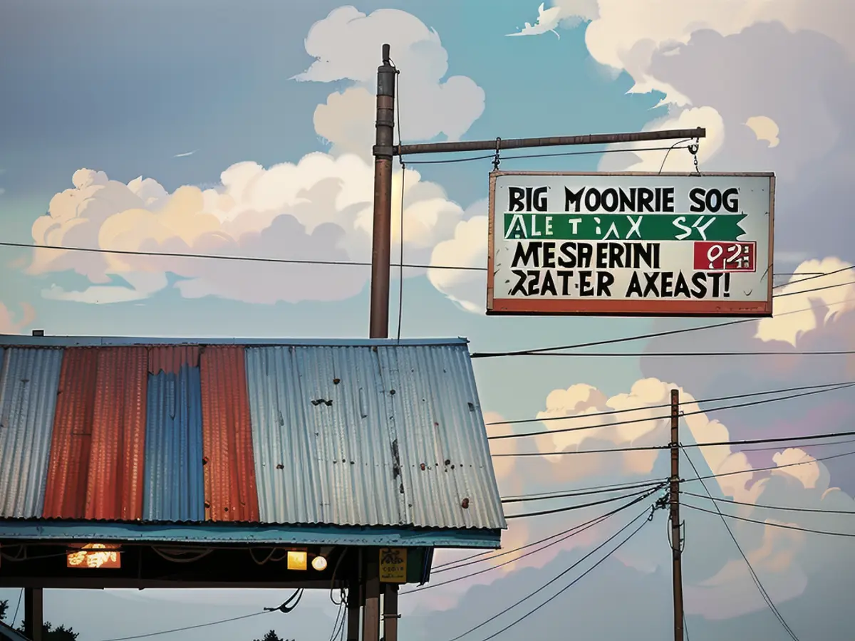 A gas station in the Mississippi Delta offering an all-you-can-eat-buffet, which Medley visited in 2013.