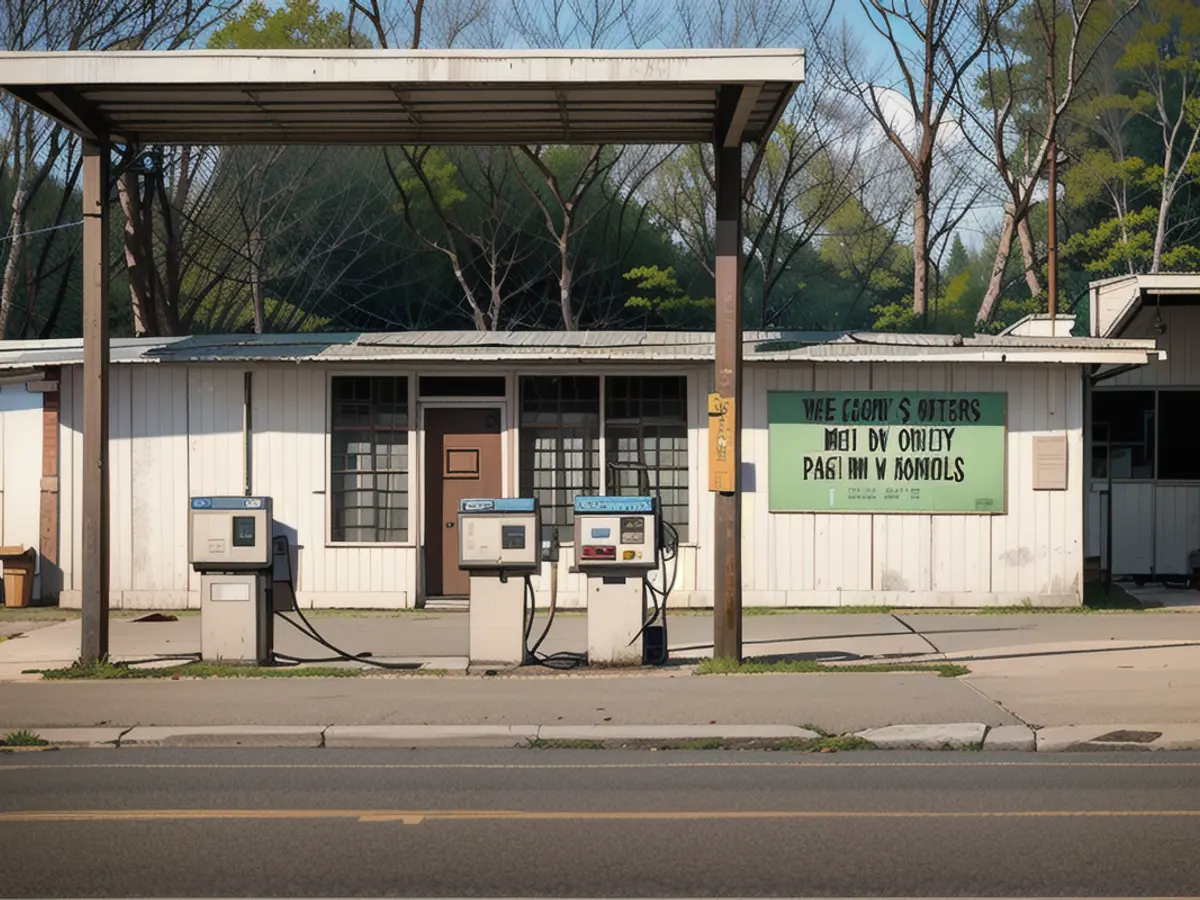 Medley photographed a former gas station in the Arkansas Delta, which had become a modest Baptist church.