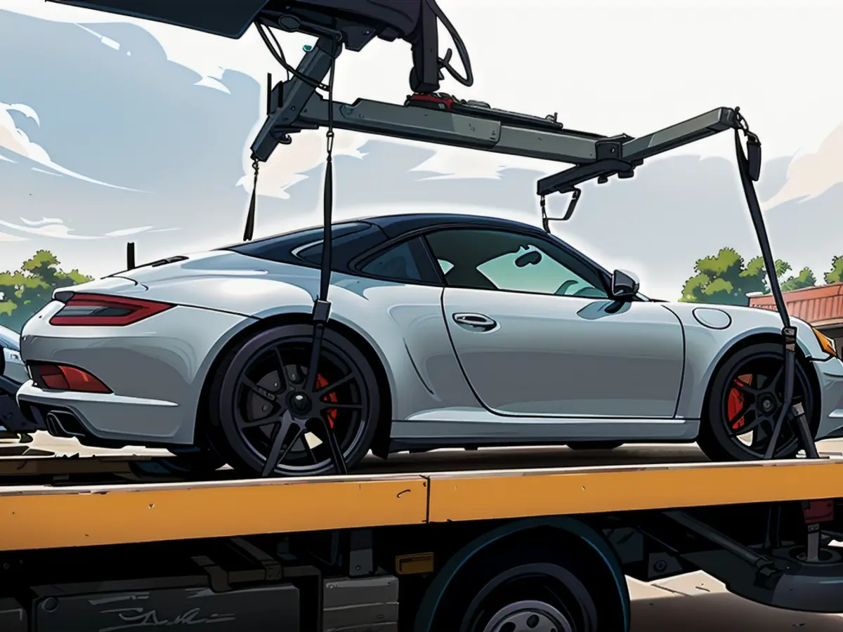 La police a saisi cette Porsche 911 surpuissante à Bielefeld