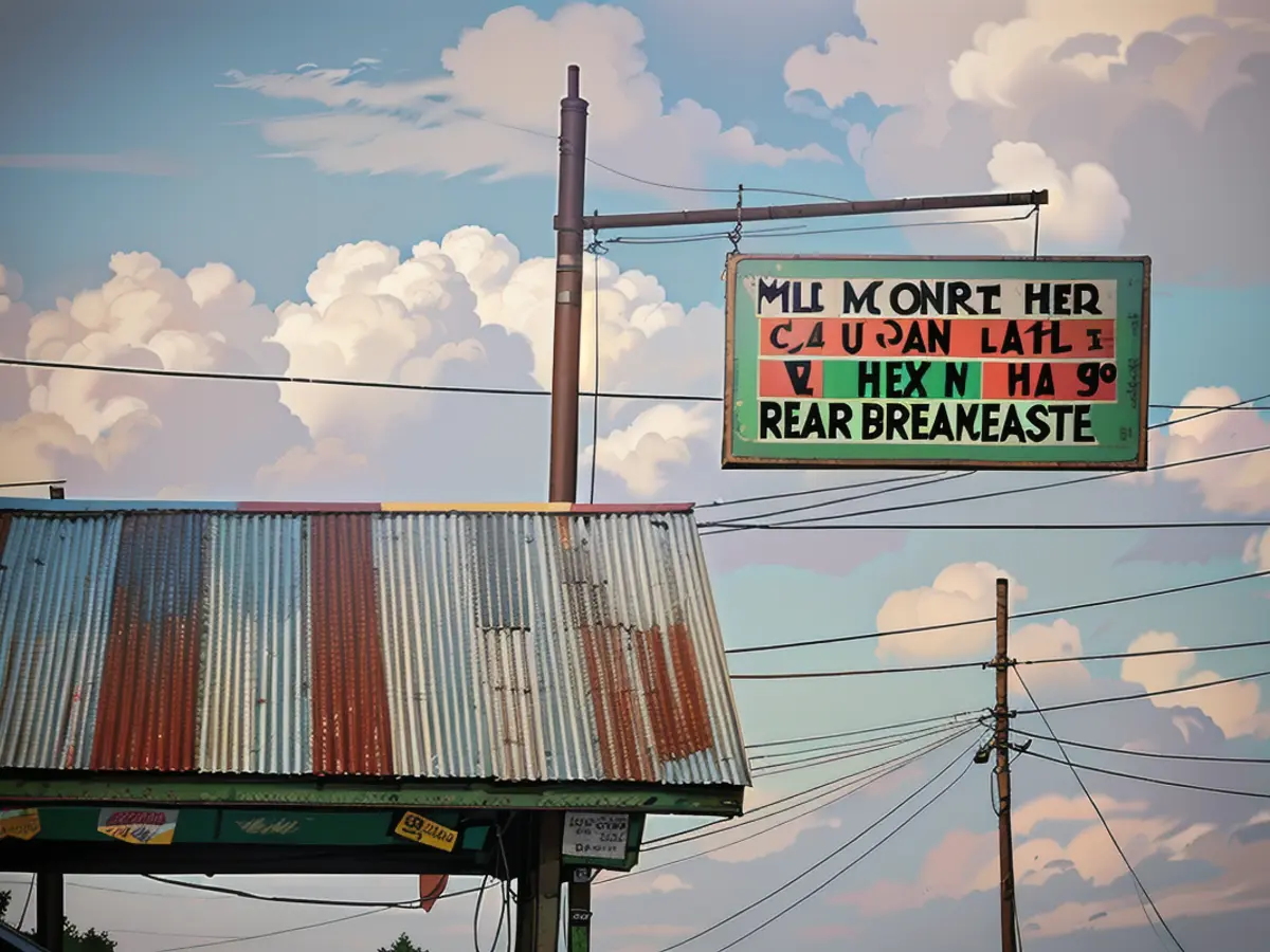 Eine Tankstelle im Mississippi-Delta, die ein All-you-can-eat-Buffet anbietet und die Medley 2013 besuchte.