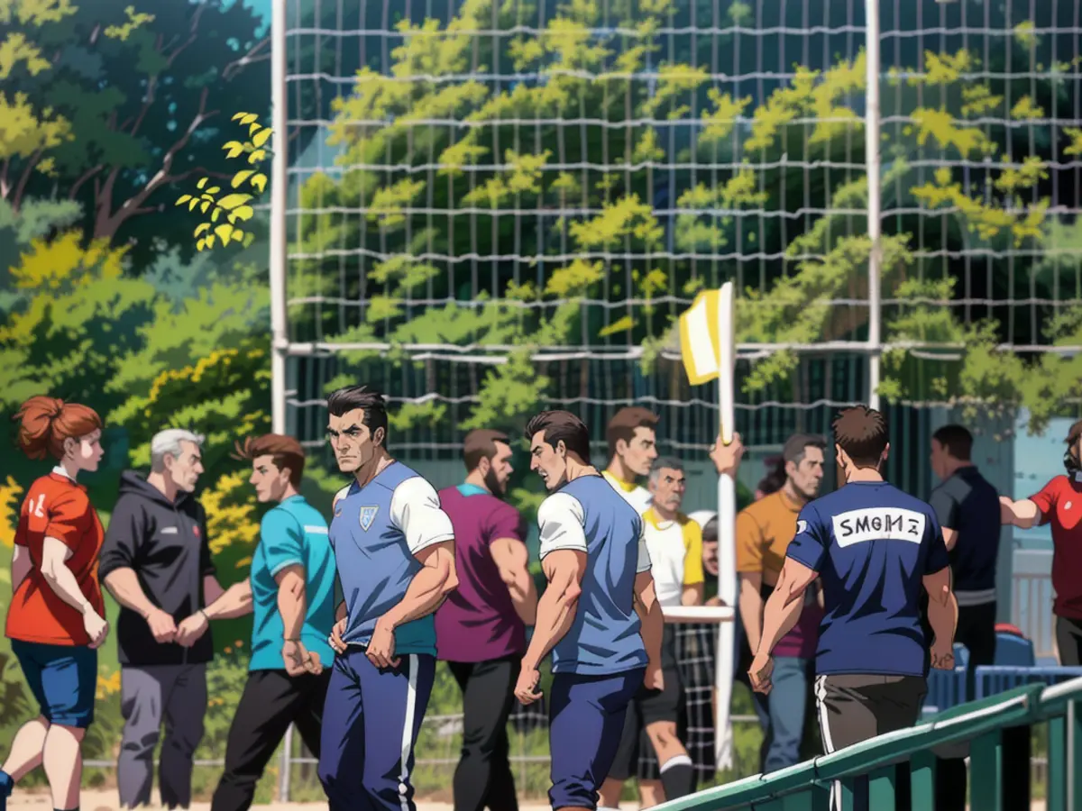 Escalation of violence in Essen. At the soccer match between 