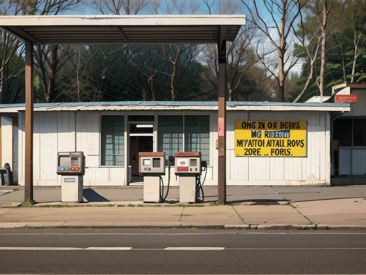 Medley fotografierte eine ehemalige Tankstelle im Arkansas-Delta, die zu einer bescheidenen Baptistenkirche geworden war.