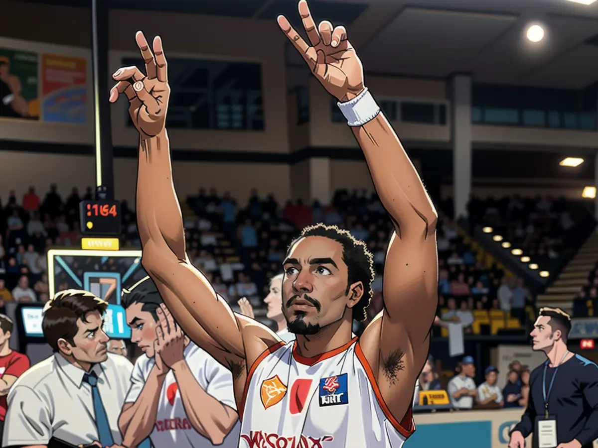 Otis Livingston played an outstanding season with Würzburg, finishing fifth after the main round