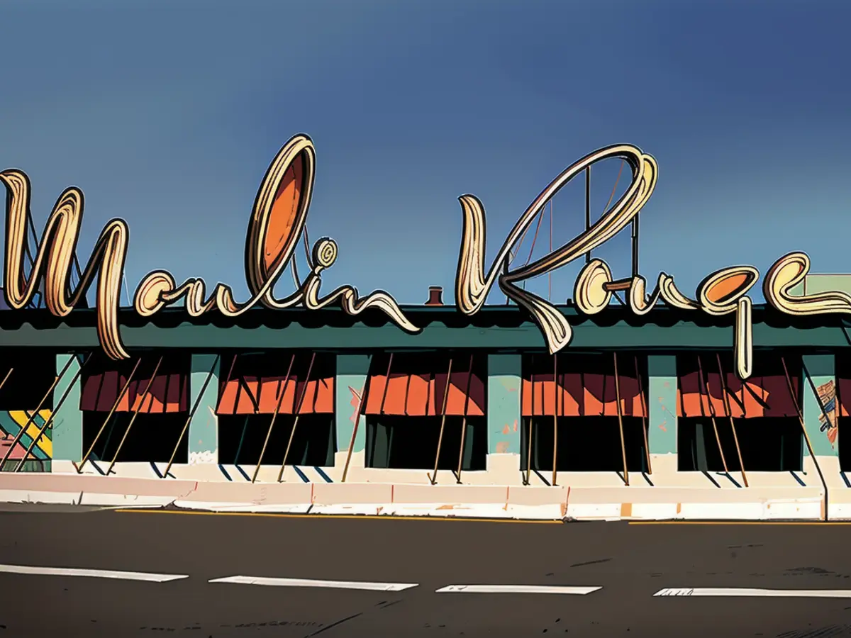 Le légendaire panneau d'entrée du casino du Moulin Rouge va bientôt briller d'un nouvel éclat.
