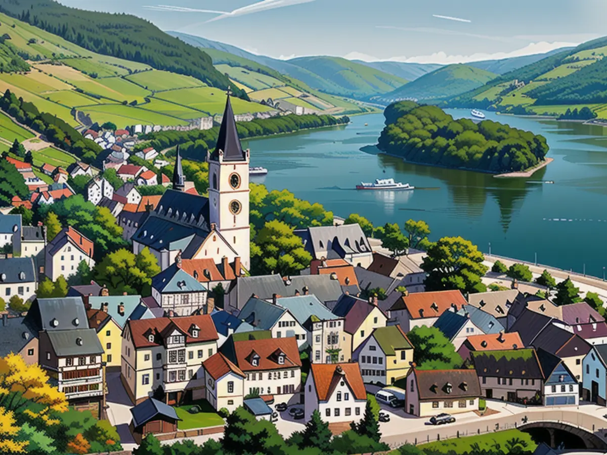 Cash-strapped despite idyll and wine: Lorch on the Rhine