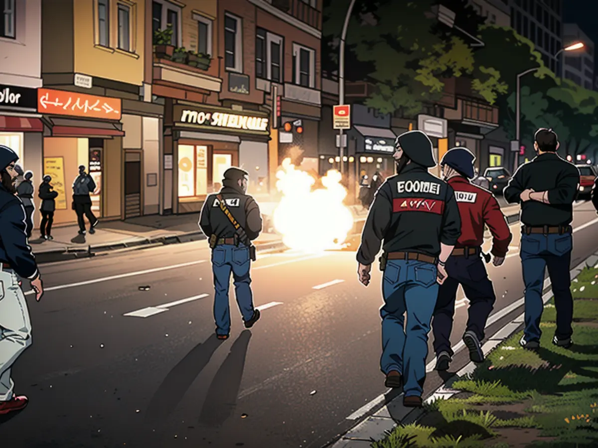 De violentes émeutes ont éclaté à Berlin-Neukölln après une manifestation organisée à l'occasion de...