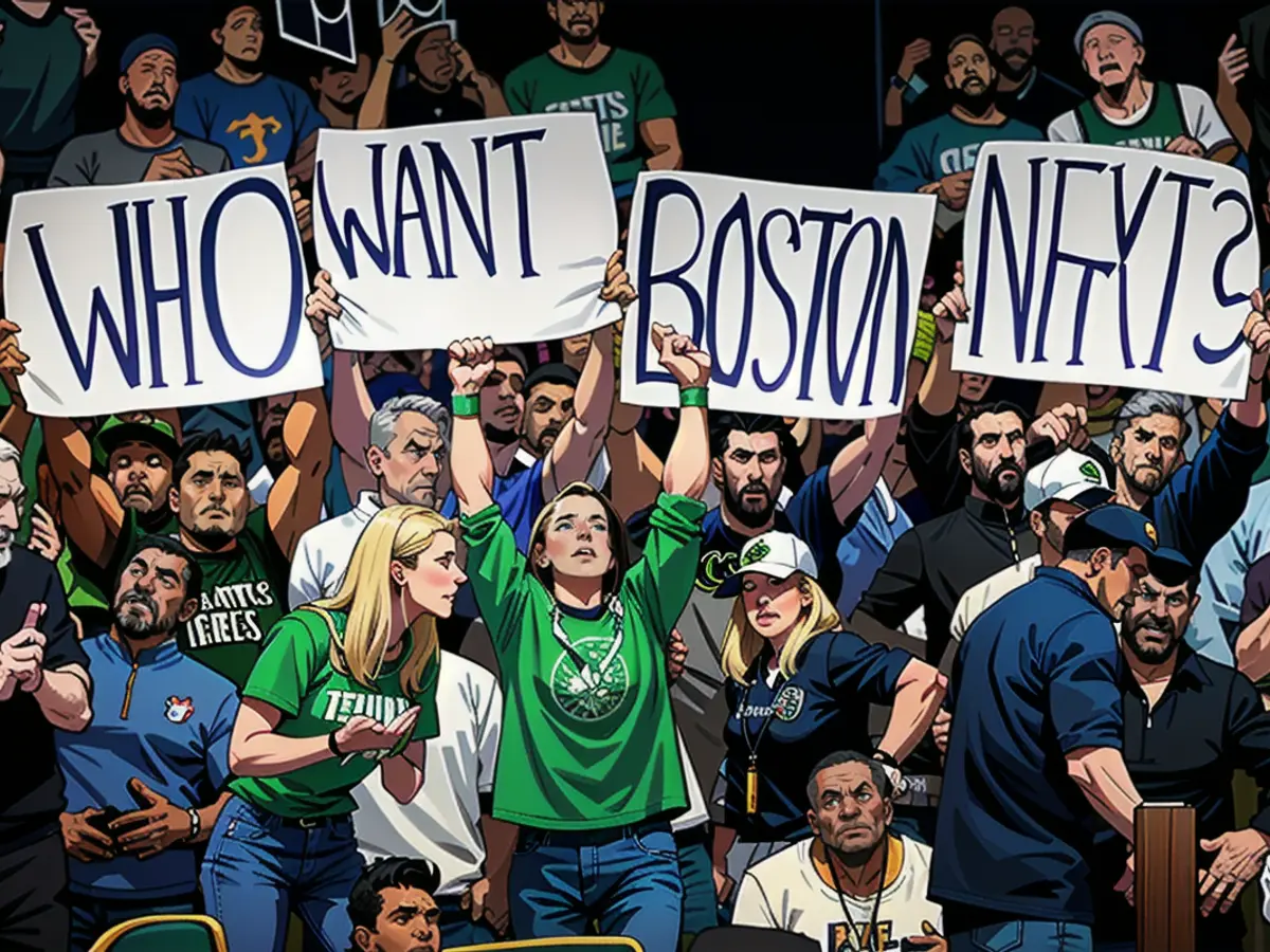 Die Celtics-Fans freuen sich auf die nächste Runde.