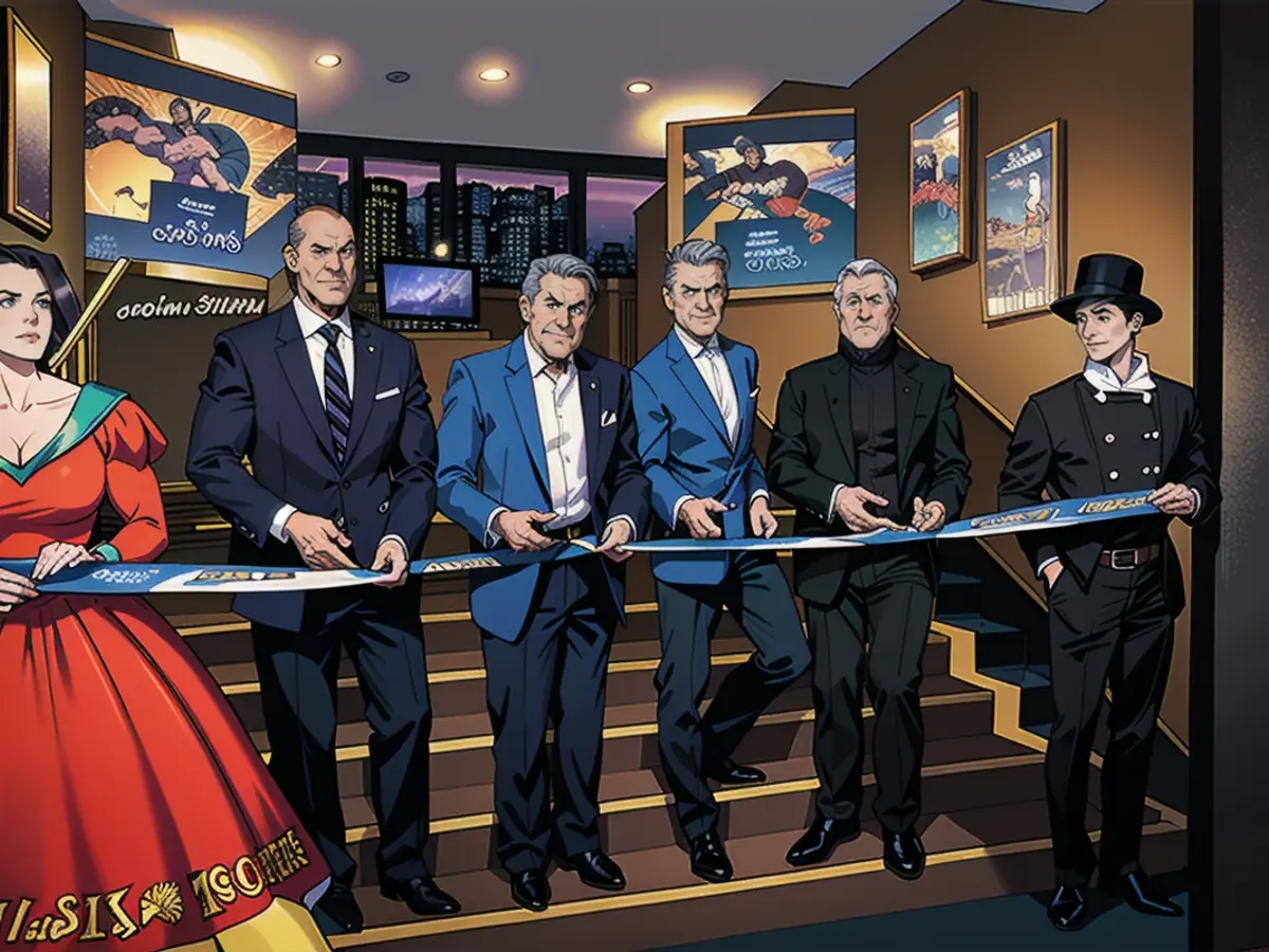 Le nouveau casino Merkur de Halle a été inauguré lors de la cérémonie obligatoire de coupure du...