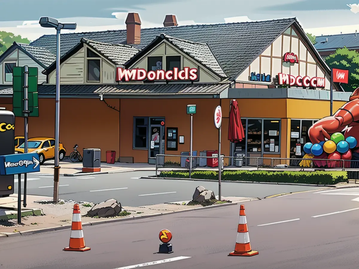 McDonald's branch in Zwickau closed