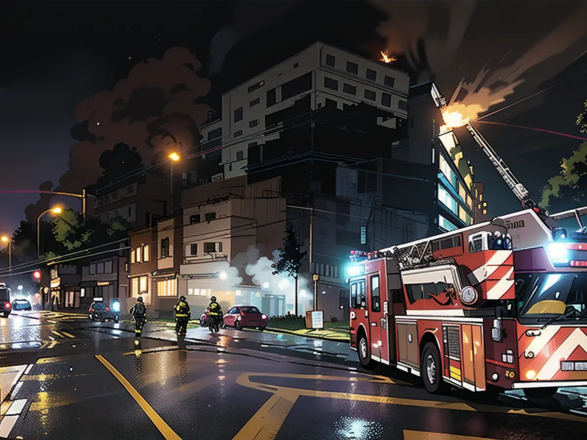 Inferno early Thursday morning: at around 2.25 a.m., an explosion woke the residents of Lichtstrasse from their sleep. The fire department was busy extinguishing and securing the fire until the morning, with up to 100 firefighters on site