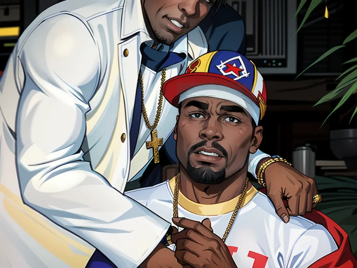 He had the best insight into the Diddy system: Rapper 50 Cent (right) has repeatedly expressed his criticism since the allegations against Diddy emerged
